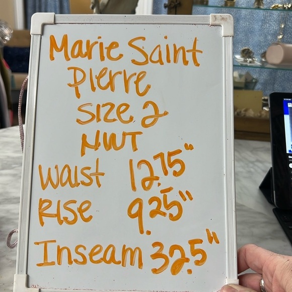 Marie Saint Pierre NWT Pull on Ponte Knit Ankle Zip Pant Size 2(M/8) - Picture 8 of 14